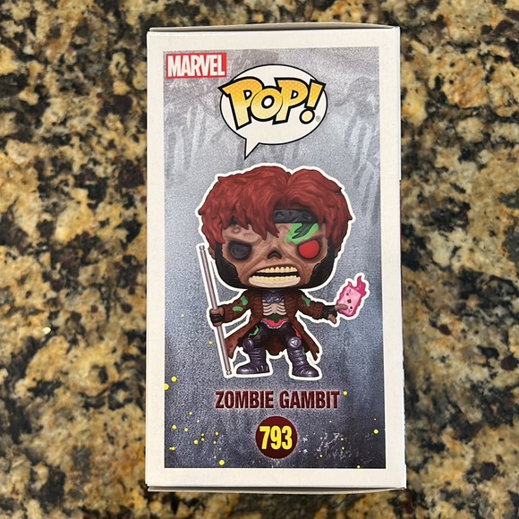 Funko POP Marvel Zombies - Zombie Gambit #793 - BNIB - Picture 4 of 6
